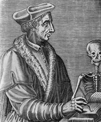 Portrait of Jean Francois Fernel, French physician, astronomer, and mathematician