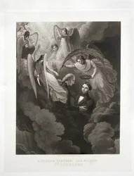 Abraham Lincoln, The Martyr, Victorious, engraved by John Sartain