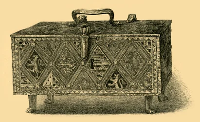 The Valence Casket, c1305-1312, 1881