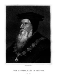 John Russell, 1st Earl of Bedford, English royal minister, 1825