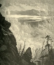 Glimpse of Lake Champlain, from Summit, 1874