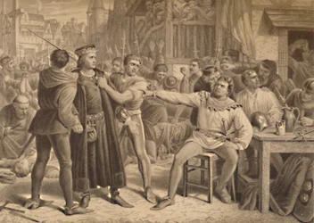 Lord Saye and Sele Brought Before Jack Cade, 1886