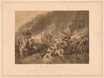 The Battle of La Hogue, 1692