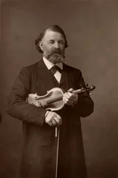 Joseph Joachim (1831-1907) Hungarian Violinist, Composer and Director of Berlin Conservatory