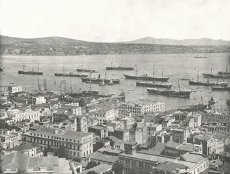 The Bosphorus looking towards Scutari, Constantinople, Ottoman Empire, 1895