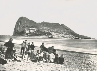 View of the Rock from the Sea, Gibraltar