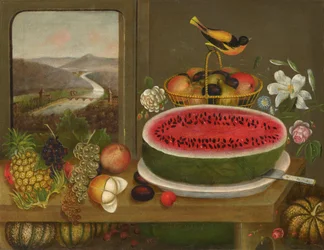 Fruit and Baltimore Oriole