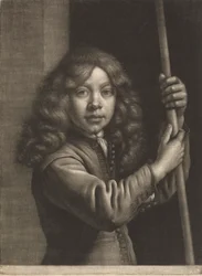 Boy with a Flagstaff