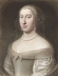 Portrait of Maria Theresa of Spain, Queen Consort of France and Navarre