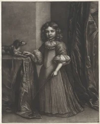 Portrait of a Boy with a Dog