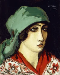 Ruth with Green Headcloth