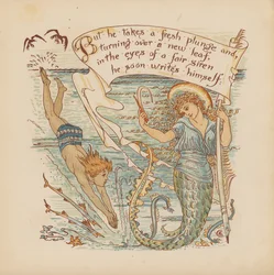 Illustration for Pothooks and Perseverance by Walter Crane