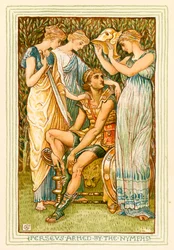 Perseus Armed by the Nymphs