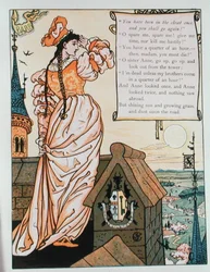 Anne Looking from the Tower, illustration for 