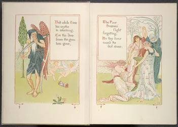 Father Time and the four seasons