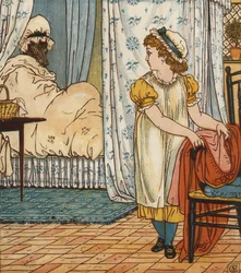 Red Riding Hood (color lithograph)