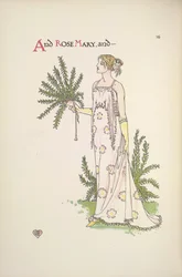 Rose Mary, a Young Woman Holding a Plant