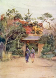 Gateway of Shakwe Gardens near Tokio