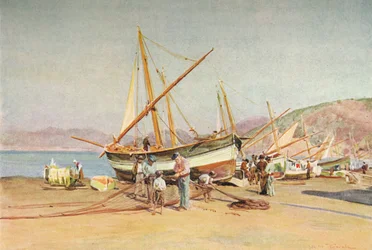 The Strand at Sestri Levante, c1910, 1912