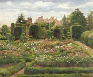 The Topiary Gardens, Levens Hall, Cumbria, 1886