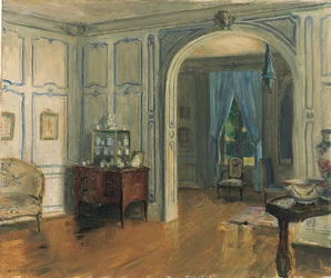 The Salon Carre of the Villa Trianon, c.1910