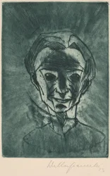 Smiling Head (Self-Portrait)