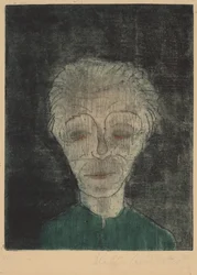Tired Man (Self-Portrait)