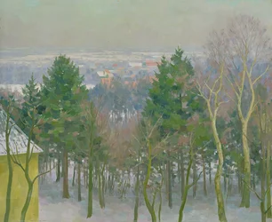 View of Krahenberg at Blankenese