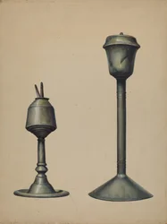 Two Oil Lamps