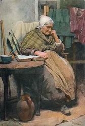 An Old Cornish Woman, c1880, 1906