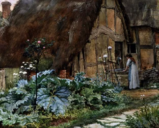 By the Cottage (Private Collection)