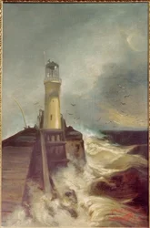 Pier with Lighthouse