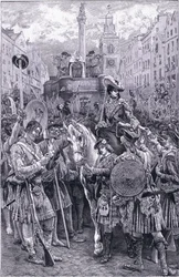 Proclamation of the Old Pretender as King James VIII at the Edinburgh Cross