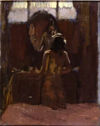 Nude Before a Mirror, Mornington Crescent