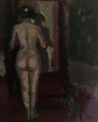 Nude at Mirror, Sally, c.1907-09