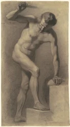 Male Nude on Steps
