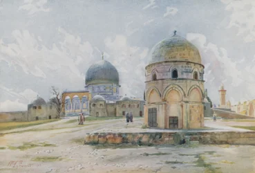 Morning in Jerusalem: The Mosque of Omar on the Shaded Side