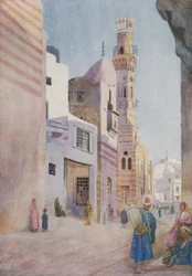 Mosques in the Sharia Bab-el-Wazir, Cairo