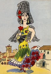 Walter Trier’s Crazy Costumes: Spain