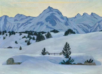 Winter Landscape at Maloja