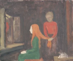 Woman in Front of Mirror