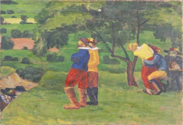 Landscape with Landsknechts