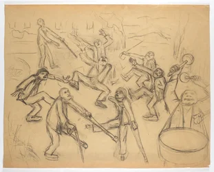 Study for "The Survivors"