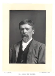 George Du Maurier, British writer and artist, c. 1895