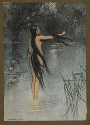 When She Got Out of the Water, What a Change Was Seen in Her!, from Folk-Tales of Bengal