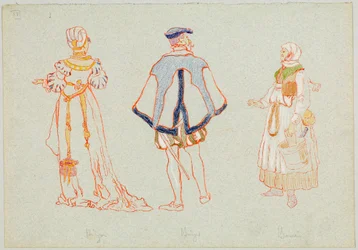 Costume of Townspeople and Peasants of the 16th Century
