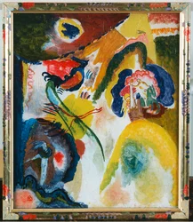 Glass Painting with Swan