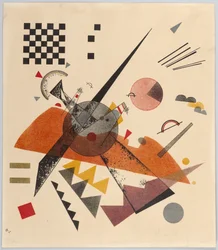 Composition with Orange Chessboard, 1923