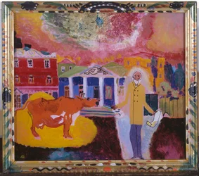 Cow in Moscow
