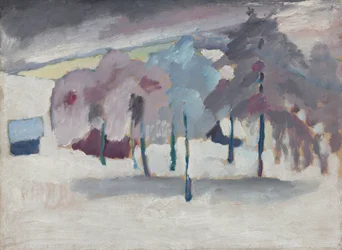 Murnau - Trees in the Snow